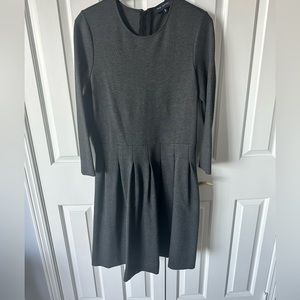 Rare Pink Tartan stretch skater dress. Dark Grey. Size M